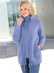 Plush Velour Zip Jacket - Infashion