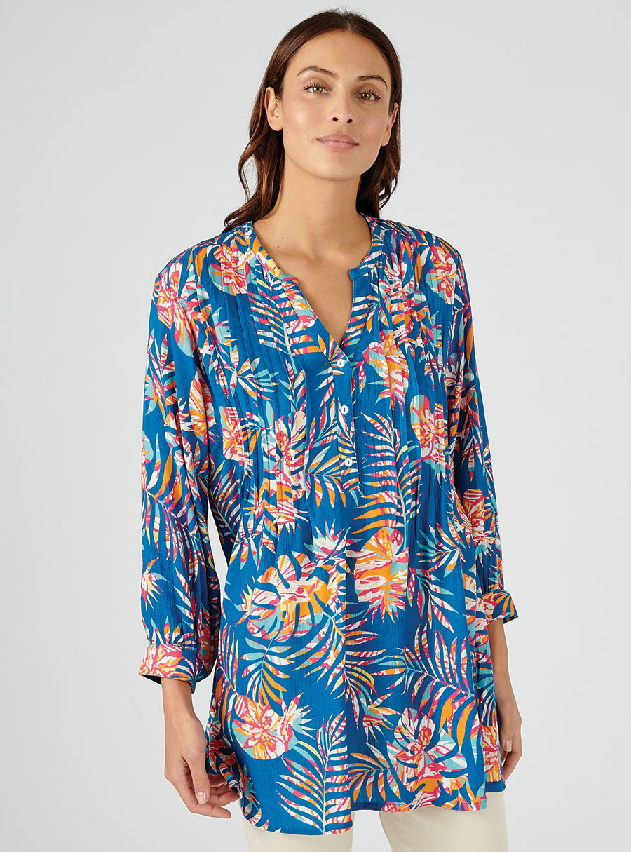 Tropical Fronds Tunic - Infashion