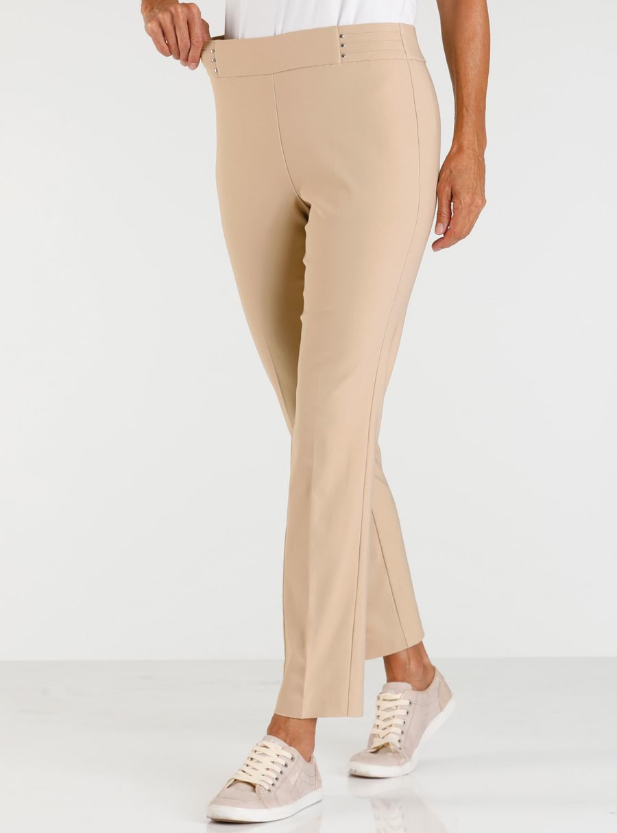 Soft Surroundings Multicolor Superla Stretch Pull-on Palmas Skinny Ankle  Pants S - $35 - From Trendshoppe