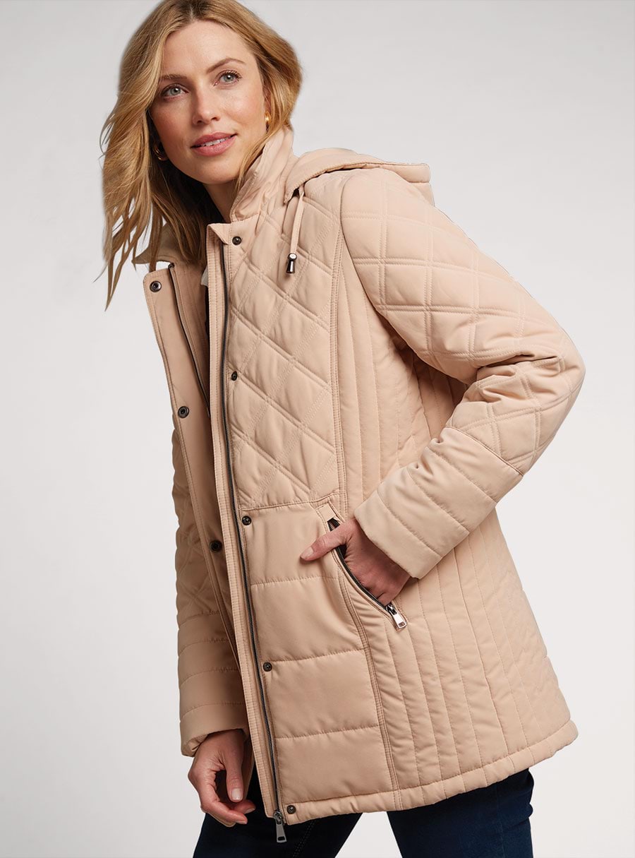 Quilted Parka - Infashion