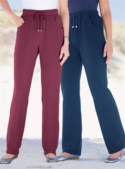 2 Pack Trousers Short Length - Infashion