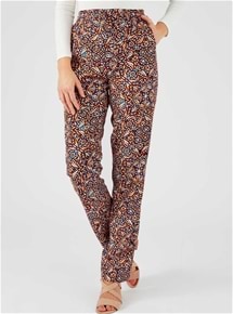 Ikat Print Pants