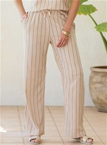 Crinkle Knit Trousers