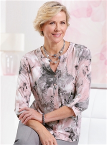 Rose Marble Blouse