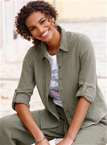Relaxed Textured Shirt