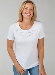 Sunburst Embellished Tee